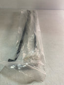 Alno ALTA-MODA-RIBBED-A2904-18 Alta Moda 18" Center to Center Modern Ribbed Round Large Cabinet Handle/Large Drawer Pull - Matte Black