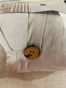 Lush decor 16T005781 72 in. x 72 in. Gray Single Linen Button Shower Curtain