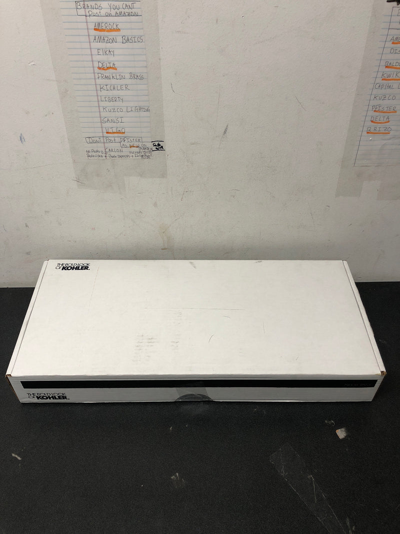 Kohler K-14406-3-BN Purist 1.2 GPM Widespread Bathroom Faucet with Pop-Up Drain Assembly - Brushed Nickel