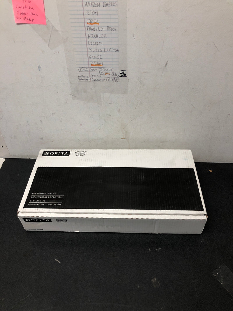 Delta 551-SS-DST Dryden Single Hole Bathroom Faucet with Diamond Seal Technology - Includes Pop-Up Drain Assembly - Brilliance Stainless