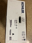 Kohler K-2210-G-0 Caxton 19-1/4 in. Oval Vitreous China Undermount Bathroom Sink in White with Glazed Underside