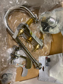 Kohler K-400T70-5AKL-CP Triton Bowe 1.0 Gpm Centerset Bathroom Sink Faucet With Laminar Flow Gooseneck Spout And Wristblade Handles, Polished Chrome