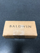 Baldwin 4863190 3" x 1-1/2" Illuminated Rectangular Door Bell from the Estate Collection - Satin Black