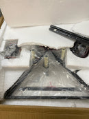 Elegant Lighting LD6008D24BK Maddox 6 Light 24" Wide Taper Candle Chandelier - Black