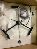 Elegant Lighting LD7060D22BK Carmella 6 Light 22" Wide Taper Candle Style Chandelier - Black