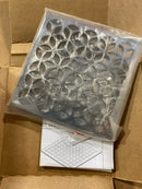 Newport Brass 233-403/26 Decorative Drains 4" Square Shower Drain Grid - Polished Chrome