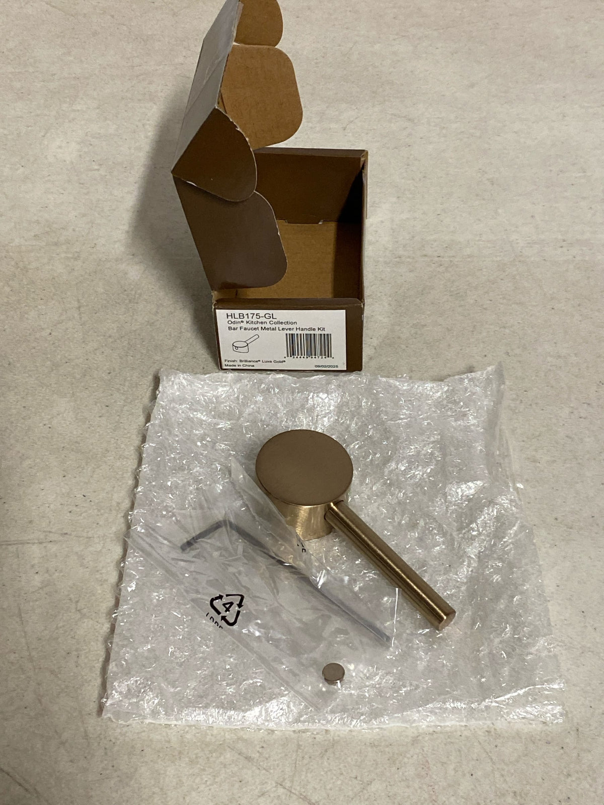 Brizo HLB175-GL Odin Bar Faucet Lever Handle - Luxe Gold
