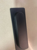 Miseno MBDH0485 7" Tall Rectangular Barn Door Pull - Black