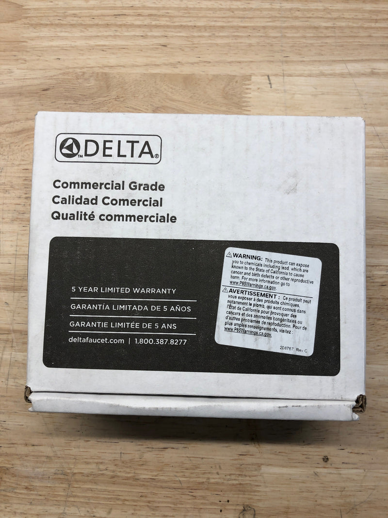 Delta Faucet 701LF-HDF Metering, Single Handle Metering Faucet, Chrome,2.50 x 6.25 x 7.00 inches