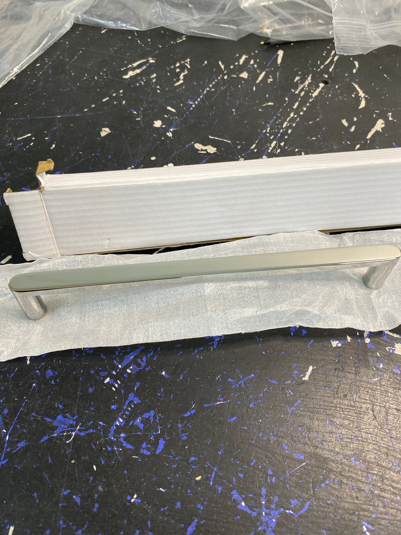 Linnea 156-B-PSS 304 Grade Stainless Steel 7-7/8 Inch Center to Center Handle Cabinet Pull - Polished Stainless Steel