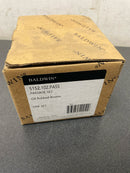 Baldwin 5152102PASS 5152.Pass 5152 Passage Door Lever Set with 5048 Rose from The Estate Collection