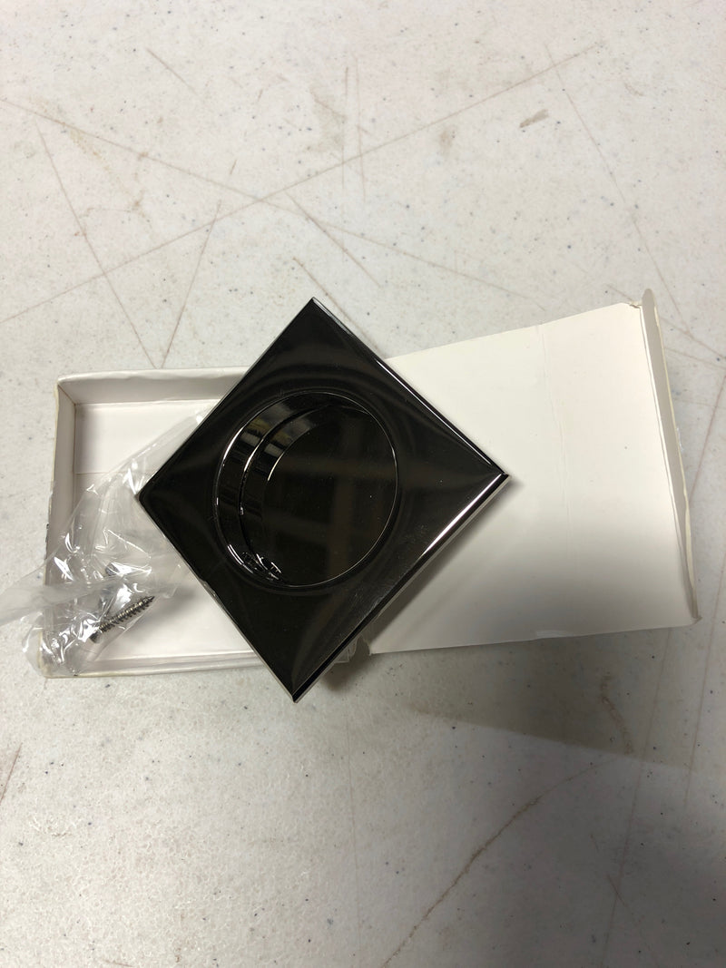 Emtek 2213US14 Square 2-1/2 Inch Square Flush Door Pull - Polished Nickel