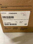 Emtek 4715US19 LH Helios Urban Modern Sectional Single Cylinder Keyed Entry Handleset - Flat Black
