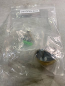 Baldwin 4000030 1 Inch Floor Mounted Dome Door Stop - Polished Brass