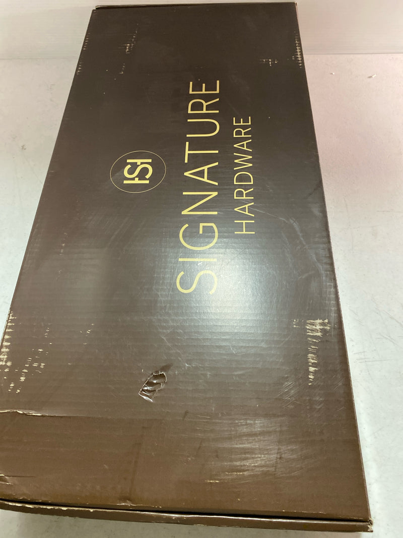 Signature Hardware 481708 Finnian 1.75 GPM Pull-Down Kitchen Faucet - Aged Brass