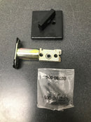 Kwikset 663SQT-514 Privacy One sided Deadbolt from the Signature Series - Iron Black