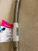 Sharkbite UR3068FX12 Max 1/2 in. Push-to-Connect x 3/4 in. FIP x 12 in. Braided Stainless Steel Water Heater Connector