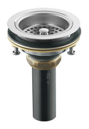 KOHLER Duostrainer Chrome Kitchen Sink Pop Up Drain