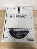 Kohler K-4662-45 Lustra Round Closed Toilet Seat with Quick Release Technology - Wild Rose