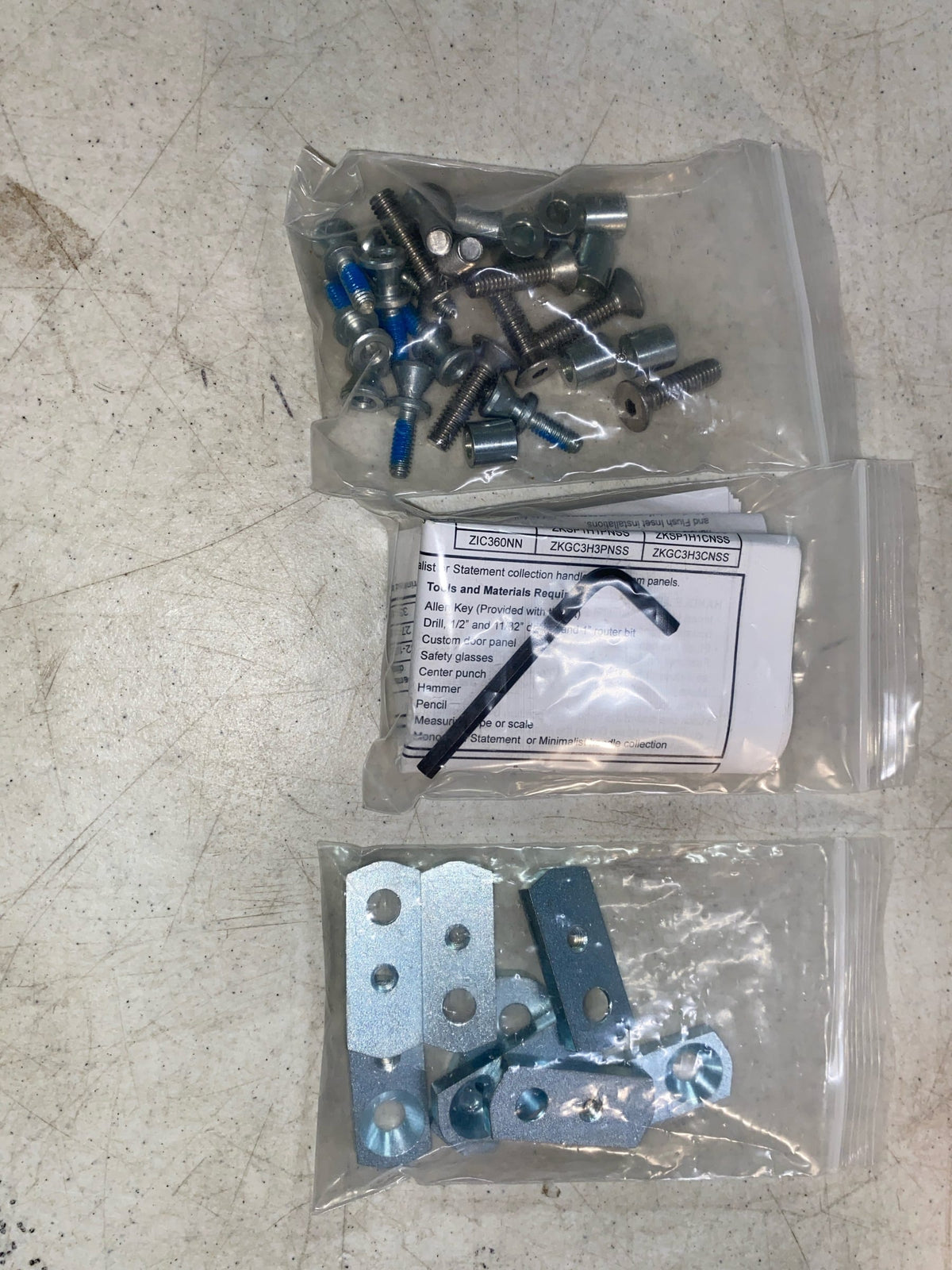 Monogram ZKPN Custom Wood Panel Handle Stud Kit - N/A