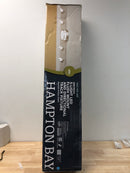 Hampton bay HBTF1045R3A-35 Greyrock 3.44 ft. 4-Light Brushed Nickel Integrated LED Fixed Track Lighting Kit with Rotating Heads & Flush Mount Light