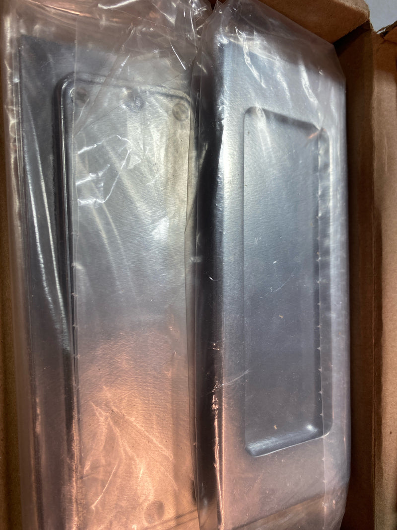 Emtek 2114US26138 Modern Rectangular 7-1/4 Inch Passage Mortise Pocket Door Pull for 1-3/8" Thick Doors - Polished Chrome