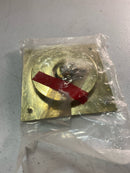 Baldwin 0397003 3-1/2 Inch x 3-1/2 Inch Solid Brass Flush Ring Pull - Polished Brass