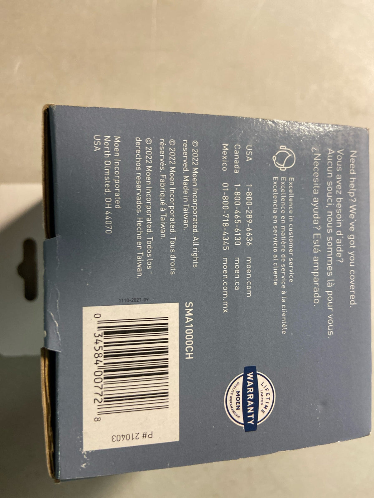 Moen SMA1000CH Home Care SecureMount Anchor Mounting Kit Only - Chrome