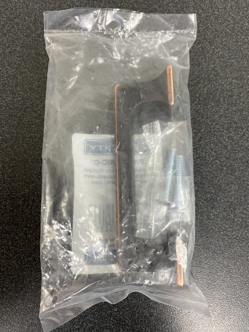 Liberty P20383-VBC-C Southampton 3 in. (76 mm) Center-to-Center Bronze with Copper Highlights Square Drawer Pull