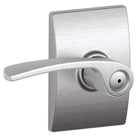 Schlage Merano Privacy Door Lever Set with Decorative Century Trim