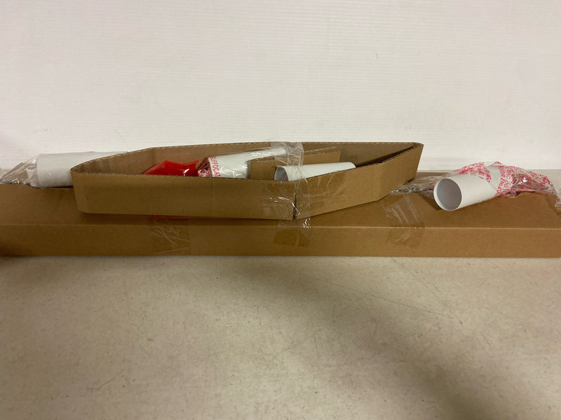 GLOBE Electric 64000120 28" 4-Light LED Integrated Track Lighting, Matte White, Adjustable Pivoting Track Heads, 37W, 1600 Lumens, 3000 Kelvin, Dimmer Switch Compatible, Modern Ceiling Fixture