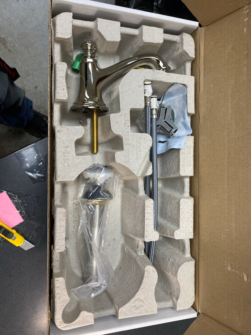 Kohler K-72759-SN Artifacts 1.2 GPM Widespread Bathroom Faucet with Clicker Drain Assembly - Less Handles - Vibrant Polished Nickel