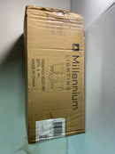 Millennium Lighting 8112-BN 2 Light 15" Wide Bathroom Vanity Light with Clear Glass Shades - Brushed Nickel