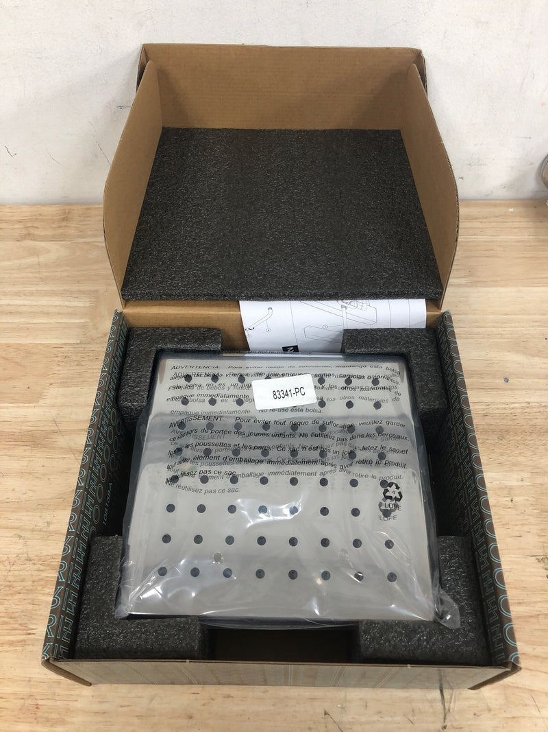 Brizo Vesi Polished Chrome Ceiling Raincan Showerhead