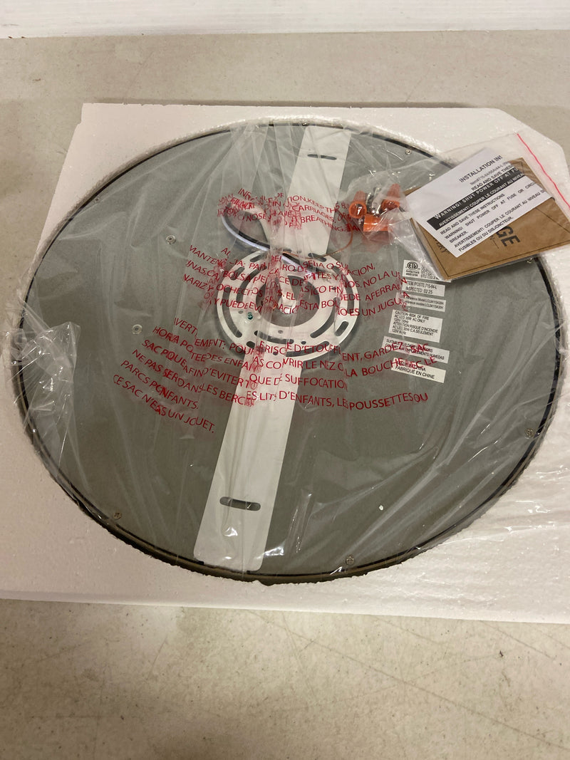 Minka Lavery 715-84-L Vantage 15" Wide Round LED Flush Mount Ceiling Fixture - Brushed Nickel