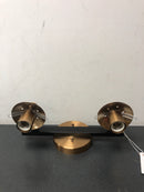 JONATHAN Y Lighting JYL3541A Modernist 2 Light 15" Wide LED Bathroom Vanity Light - Brass Gold / Black