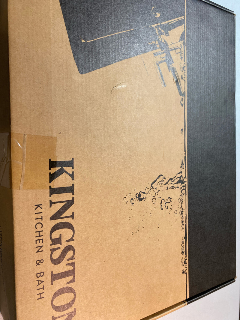 Kingston Brass KS4328BX Metropolitan Deck Mounted Roman Tub Filler - Brushed Nickel