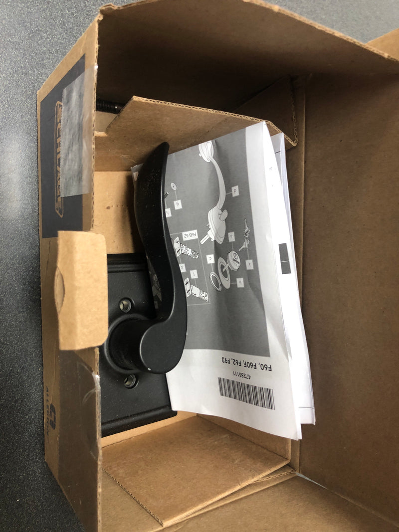 Schlage F94ACC622ADDRH Accent Right Handed One-Sided Dummy Interior Pack with Addison Trim - Exterior Handleset Sold Separately - Matte Black