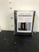5030733 ALLEN+ROTH BLACKOUT NAVY JACQUARD OLNEY 84" SINGLE CURTAIN