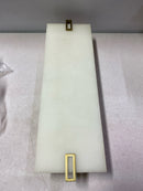 Minka Lavery 921-695-L Aizen LED Wall Sconce, 1-Light, 20 Total Watts, 6-in H x 19-in W, Soft Brass