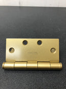 Emtek 92015US4 4.5" x 4.5" Square Corner Plain Bearing Mortise Hinge - Pair - Satin Brass