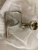 Alno A8766-PN Infinity Single Post Slide On Solid Brass Hook Style Toilet Paper Holder - Polished Nickel