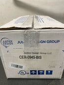 Justice Design Group CER-0945-BIS-LED1-1000 Ambiance 5.75" Wall Sconce - Bisque