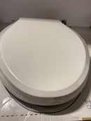 Kohler K-75796-RL-0 Cachet Elongated Closed-Front Toilet Seat with Quiet-Close, Grip-Tight Bumpers, and Night Light - White