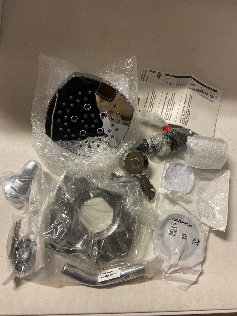 Delta T17276-PR Stryke Monitor 17 Series Dual Function Pressure Balanced Shower Only with Integrated Volume Control - Less Rough-In Valve - Lumicoat Chrome