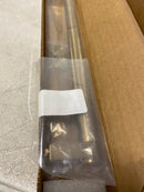 Emtek 84070.RECUS4.KNUS4 Knurled 12 Inch Center to Center Bar Appliance Pull with Rectangular Stem from the SELECT Collection - Satin Brass / Satin Brass Stem