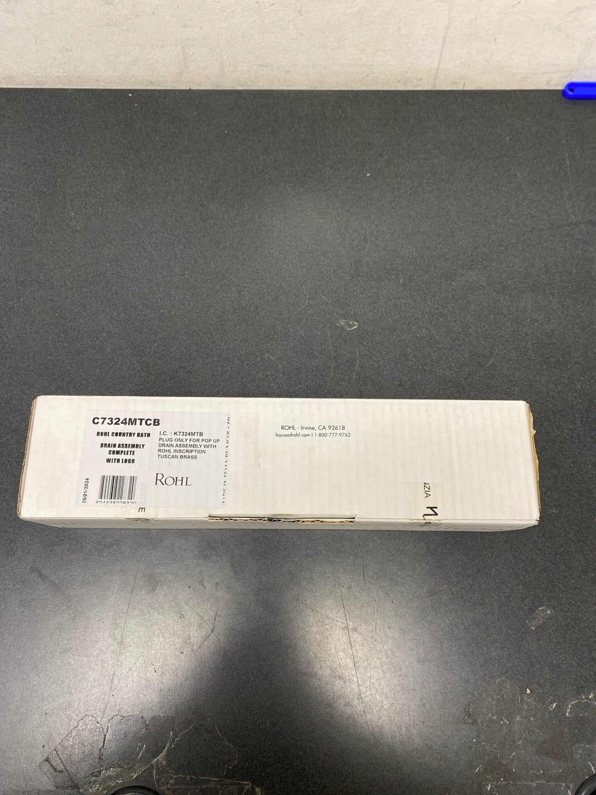 Rohl C7324MTCB Country Bath Pop-Up Drain Assembly Only Complete for Standard 2 USA Drains Made of Brass, Tuscan Brass