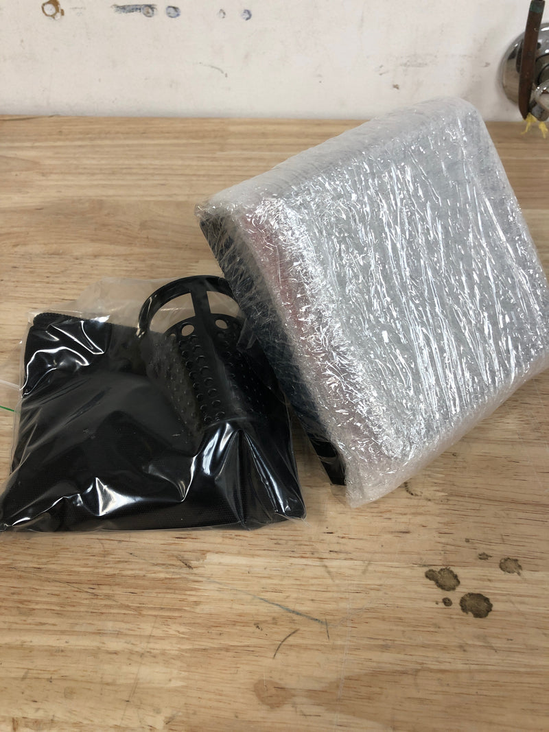 Infinity Drain LT5-2 SS 5"x5" LT5 Tile Drain Strainer-2" Throat in Satin Stainless