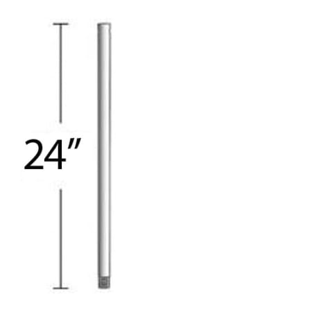 MinkaAire DR524-TCL 24" Ceiling Fan Downrod for 11 Ft Ceilings - Textured Coal