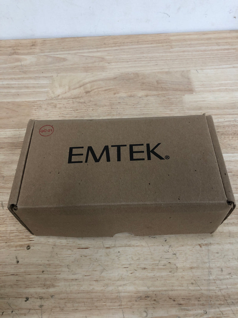 Emtek 5110ROUUS14 Round Passage Door Knob with Modern Square Rosette 2-3/8" BS